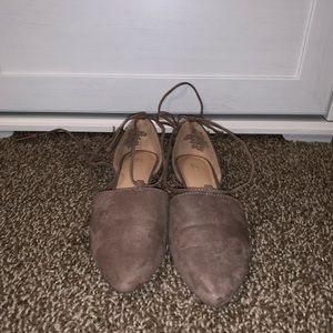 Taupe Lauren Conrad Flats